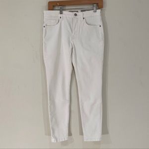 EverLane White Mid-Rise Skinny Jeans New With Tags, Size- 28